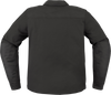 ICON Upstate Canvas CE™ Jacket - Black, Part Number 2820-6235, Small