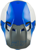 Fly Racing Youth Formula CC Glide Helmet Blue Light Grey Grey YL - Lightweight Impact-Resistant Helmet with Advanced Ventilation