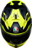 AGV K7 Helmet Glimpse Matte Black and Yellow Fluo – Medium (Part No. 2118399004-006-M)