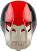 Fly Racing Formula CC Glide Helmet Black/Red/Grey Medium - DOT & ECE Approved
