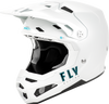 Fly Racing Formula S Carbon Solid Helmet White XL – Advanced Impact Protection and Smart Safety Features