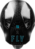Fly Racing Formula S Carbon Helmet Black 2X S1a — Advanced Impact Protection with Crash Detection and Bluetooth Connectivity