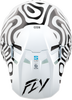Fly Racing Youth Formula S Carbon Abyss Helmet White/Black YL – Advanced Impact Protection with Crash Detection and Bluetooth Connectivity