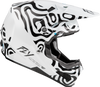 Fly Racing Youth Formula S Carbon Abyss Helmet White/Black YL – Advanced Impact Protection with Crash Detection and Bluetooth Connectivity