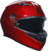 AGV K3 Helmet - Competizione Red, Small - Versatile Full-Face Motorcycle Helmet with Built-In Sun Visor and Pinlock Lens