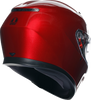 AGV K3 Helmet - Competizione Red, Small - Versatile Full-Face Motorcycle Helmet with Built-In Sun Visor and Pinlock Lens