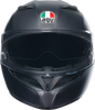 AGV K3 Matte Black Full-Face Motorcycle Helmet - XS (Part #2118381004004XS)