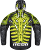 ICON Airform Manik'r™ Jacket - Green, Medium - 420D Polyester with D3O® Impact Protectors