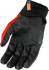 ICON Anthem3™ Gloves - Red Large with Reinforced Palm and D3O® Knuckle Protector