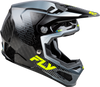 Fly Racing Formula S Carbon Protocol Helmet Black and Grey, Size XS