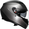 AGV K3 Helmet Mono Matte Luna Gray 2XL – High-Performance Motorcycle Helmet with Pinlock® Lens and Advanced Ventilation System