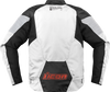 ICON Overlord3™ Jacket 2XL - White with D3O® Impact Protectors and Mesh Ventilation