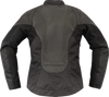 ICON Women's Overlord3™ Leather Jacket - Black - Medium (Part No. 28131084)