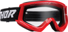 THOR Youth Combat Racer Goggle 2601-3048 in Red and Black