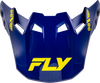 Fly Racing Formula CC Objective Visor Navy and Yellow Small