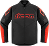 ICON Hooligan™ Slayer Motorcycle Jacket - Medium, D3O Impact Protectors and Mesh Ventilation