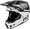 Fly Racing Formula CC Objective Helmet Black/White XS - Lightweight, Impact-Resistant Motorcycle Helmet