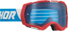 THOR Regiment Goggle with Blue Lens - Red/White/Blue - Part Number 2601-2967