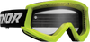 THOR Combat Goggle Racer Flo Acid/Black with Clear Lens (Part No. 2601-2706)