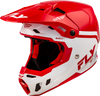 Fly Racing Formula CC Objective Helmet Red/White Small - ECE/DOT Approved with Adaptive Impact System