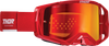 THOR Activate Goggle - Red/White with Iridium Mirror Lens - Part No. 2601-2792