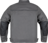 ICON Mototanker™ Jacket Gray Medium - Motorcycle Work Jacket with Impact Protection and Removable Liner