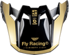 Fly Racing Formula S Carbon Legacy Visor Black/Gold Medium/Large