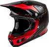 Fly Racing Formula S Carbon Legacy Helmet - Red Carbon/Black, Size 2X