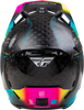 Fly Racing Formula S Carbon Legacy Helmet Black, Electric Blue, Fuchsia - Part 73-44452X