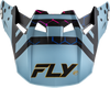Fly Racing Formula CC Tektonic Visor Matte Black, Slate, Blue Yellow for Motorcycle Helmets