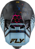 Fly Racing Formula CC Tektonic Helmet Matte Black, Slate & Blue - Part 73-43332X