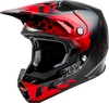 Fly Racing Formula CC Tektonic Helmet Black/Red/Orange XS – Certified Impact Protection with Advanced Features