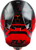 Fly Racing Formula CC Tektonic Helmet Black/Red/Orange - Size 2X