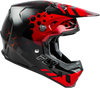 Fly Racing Formula CC Tektonic Helmet Black/Red/Orange - Size 2X