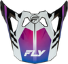 Fly Racing Formula CP Krypton Visor White/Black/Purple for Youth Sizes