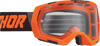 THOR Regiment Goggle Flo Orange/Black with Clear Lens - Part 2601-2802