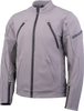 ICON Merc3™ Jacket Gray Small with D3O® Impact Protectors and Ventilation Features
