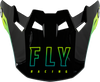 Fly Racing Formula CC Centrum Visor Black/Blue/Hi Vis Medium/Large