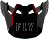 Fly Racing Formula Carbon Tracer Visor Red/Black XL/2X – Durable Motorcycle Helmet Accessory