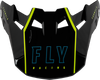 Fly Racing Formula Carbon Tracer Visor Hi Vis/Black Yellow Small