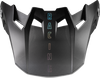 Fly Racing Formula CC Driver Helmet Visor Black, Charcoal & White Yellow Small