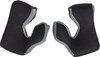 Fly Racing Formula Cheek Pad Black and Cool Grey for Ym 55mm - Comfortable Motorcycle Helmet Accessory