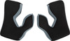 Fly Racing Formula Cheek Pad Black/Cool Grey XL 45mm - Comfortable Motorcycle Helmet Padding