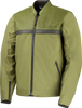 ICON Midhawk™ Jacket with AirFly™ Mesh Panel and Removable Insulated Liner - Small, Green - Part 2820-7762
