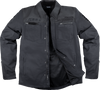 ICON Upstate Canvas National™ Jacket - Black - Medium (Part #2820-6561)
