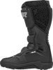 THOR Blitz XR Trail Boots - Black/Gray, US 10 - Durable Synthetic Overlays and Adjustable Fit