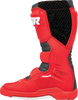 THOR Blitz XR Boots - Red/Charcoal US Size 7 - Part Number 3410-3109