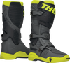 THOR Radial Boots Size 15 - Gray/Fluorescent Yellow, Part 3410-2753