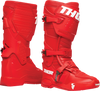 THOR Radial Boots - Red, Size 10 (Part Number 3410-2739)