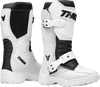 THOR Blitz XR Mini Boots - White, US 13 | Durable Motorcycle Riding Boots with Adjustable Straps and Steel Shank